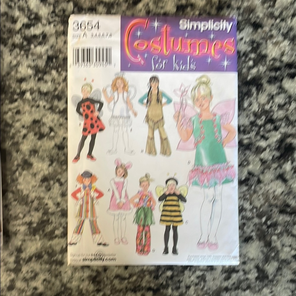 Simplicity Costumes for Kids Pattern